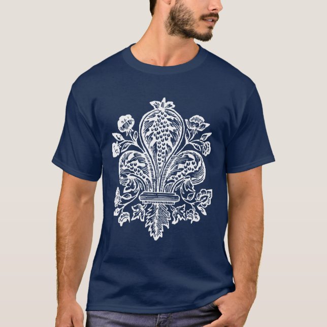 Camiseta Renascença francesa Fleur de Lis (Frente)