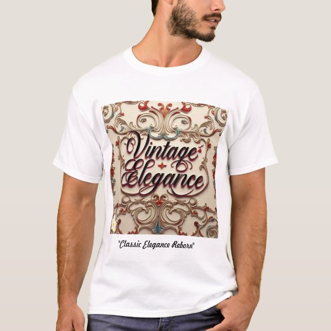 Camiseta "Renascimento clássico da legância" (Frente)