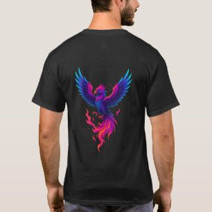 Camiseta Renascimento da Fênix Neon – Vibrante Fenix Mítica