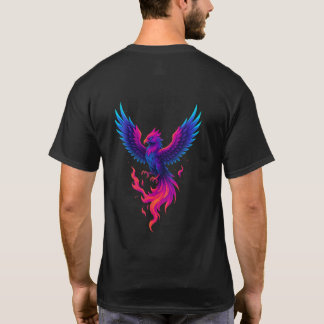 Camiseta Renascimento da Fênix Neon – Vibrante Fenix Mítica