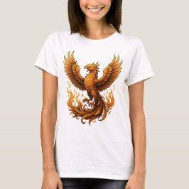 Camiseta Renascimento de Phoenix - Aumento do Dourado