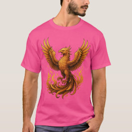 Camiseta Renascimento de Phoenix - Aumento do Dourado