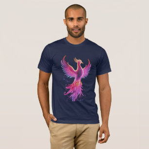 Camiseta Renascimento do Fênix Mitológico Chama Eterna Arte