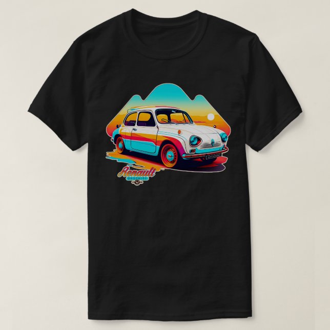 Camiseta Renault Dauphine (Frente do Design)