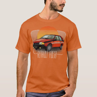 Camiseta Renault Fuego - Design do Lover Clássico do Retro