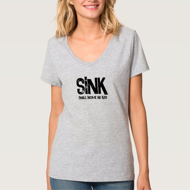 Camiseta Renda do Solteiro SINK Sem Crianças (Frente)