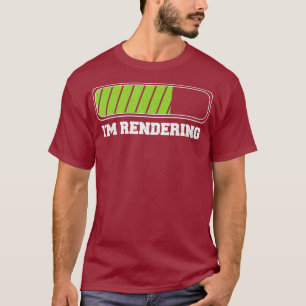 Camiseta Renderização do Im do Software de Filme - Criador