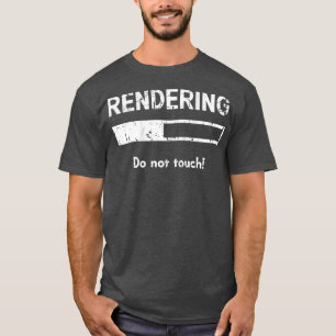 Camiseta Renderizando Animação Visual SFX do Editor de V