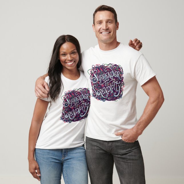 Camiseta Rendir-se à Serendipidade (Unissex)