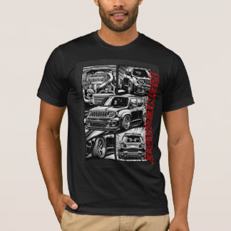 Camiseta Renegado Rebaixado Widebody Turbo Quadrinho Gráfic