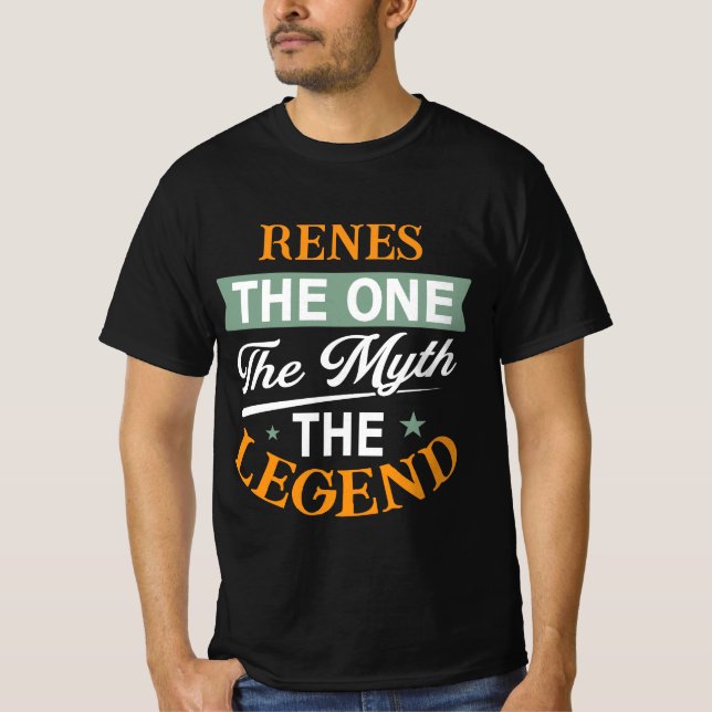 Camiseta Renes O Único O Mito A Lenda (Frente)