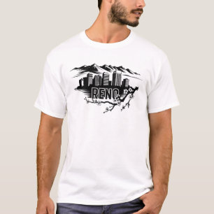 Camiseta Reno City Nevada EUA