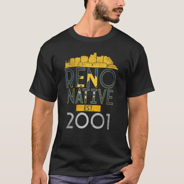 Camiseta Reno Native Est. 2001 (Frente)