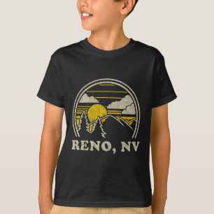 Camiseta Reno Nevada Nv Vintage Caminhada Montanha
