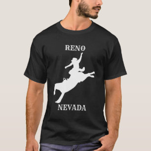 Camiseta Reno Nevada Rodeo Horse E Vaca Para Os Dias De Rod