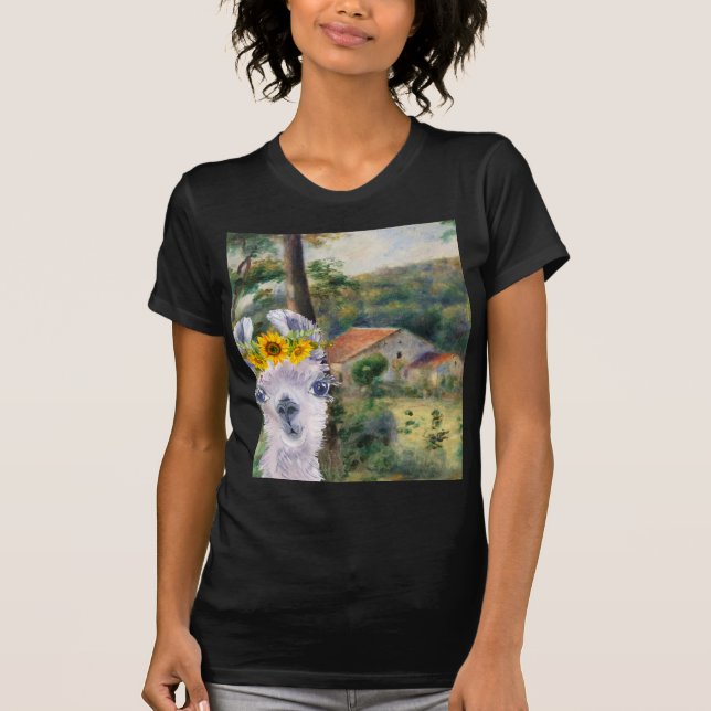 Camiseta Renoir Environs de Briey e o Rico Llama (Frente)