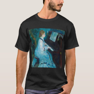 Camiseta Renoir Mulher na Pintura Piano de Belas Artes