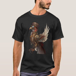 Camiseta Renovação da Ascensão de Phoenix Steampunk Novo