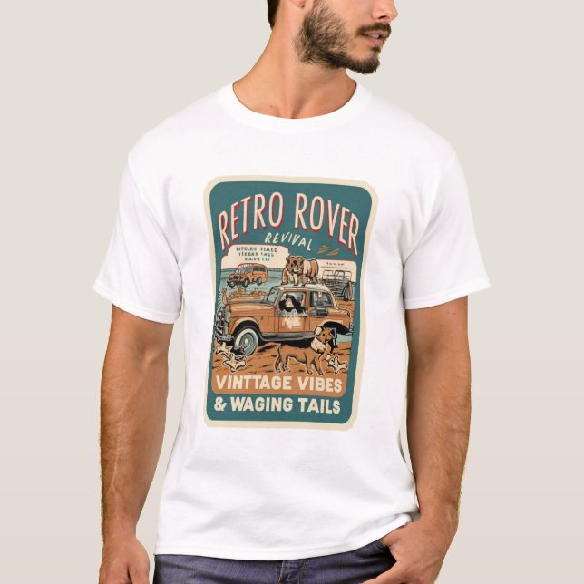 Camiseta Renovação do Rover Retro (Frente)