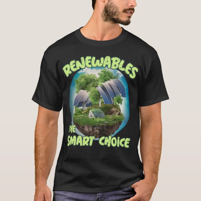 Camiseta RENOVÁVEL a escolha inteligente (Frente)