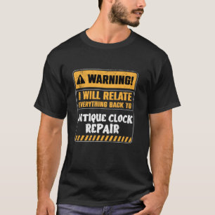 Camiseta Reparação de Relógios Antigos