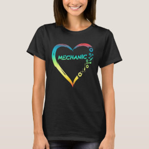 Camiseta Reparação mecânica de fixação de automóveis com En