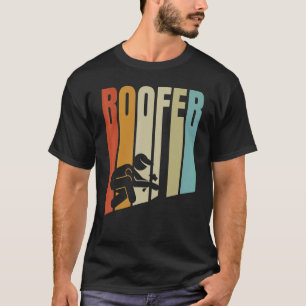 Camiseta Reparador de Telhado Retro de Garagem e Empreiteir
