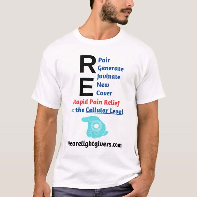 Camiseta Reparar - Renovar - Regenerar frente e trás (Frente)