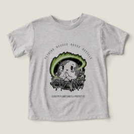 Camiseta Repensar Reduzir Reutilizar Reciclar Salvar a Terr