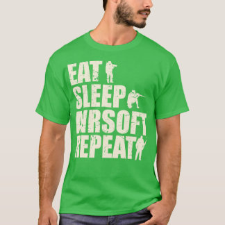 Camiseta Repetição da Airsoft no Sono