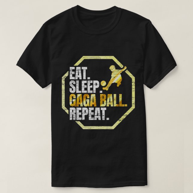 Camiseta Repetição da Bola Gaga no Sono (Frente do Design)