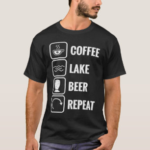 Camiseta Repetição da Cerveja de Coffee Lake! Férias Divert
