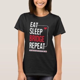Camiseta Repetição da ponte de repouso - Reprodutor da pont