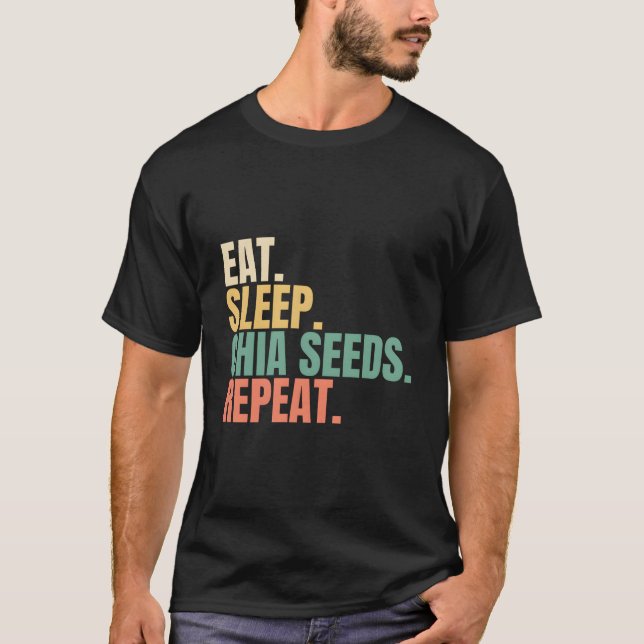 Camiseta Repetição das Seções Chia do Sono (Frente)
