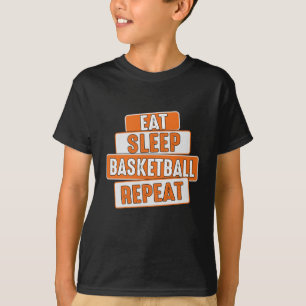 Camiseta Repetição de Basquete Lover para Dormir
