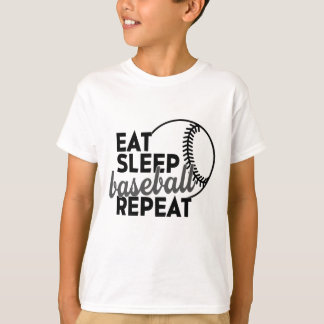 Camiseta Repetição de beisebol em repouso
