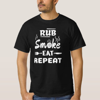 Camiseta Repetição de Comida de Fumos De Rub,CHURRASCO Engr
