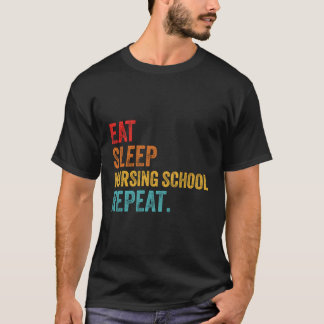 Camiseta Repetição de Enfermagem Repetitiva Rn Enfermagem R
