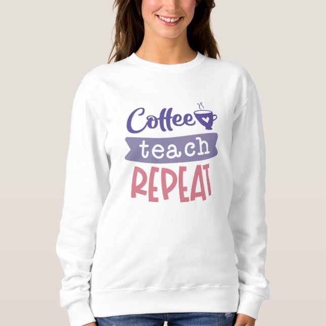 Camiseta Repetição de Ensino de Café (Frente)