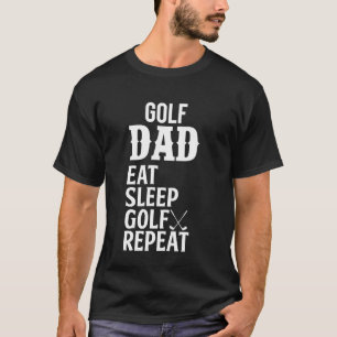 Camiseta Repetição de Golf de Pai Comendo Golfe
