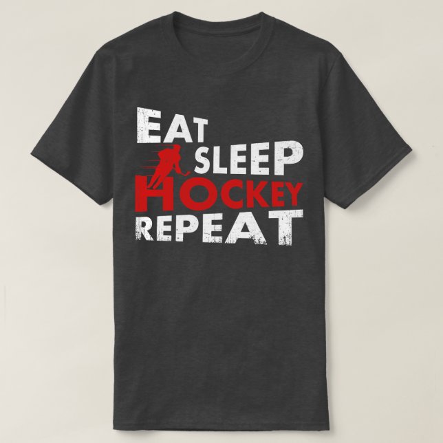 Camiseta Repetição de Hóquei no Sono (Frente do Design)