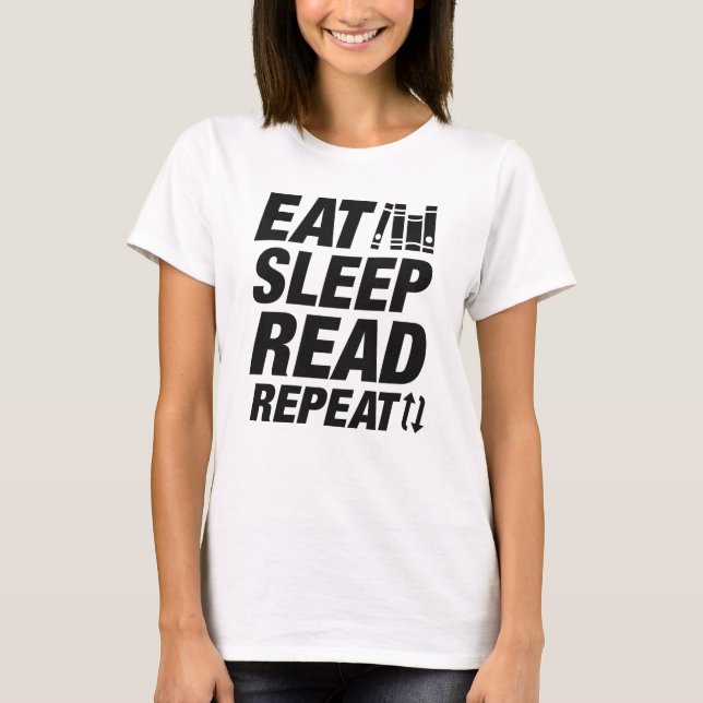 Camiseta Repetição de Leitura de Suspensão (Frente)