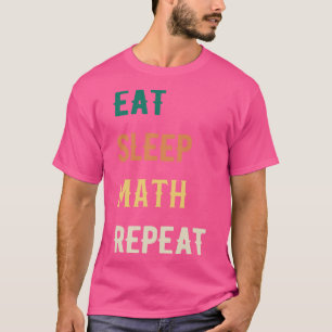 Camiseta Repetição de Matemática do Sono
