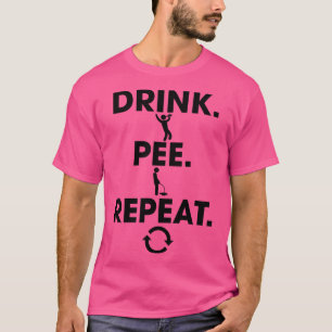 Camiseta Repetição de Pee de Bebida