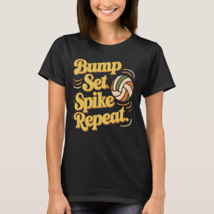 Camiseta Repetição de Piquês Repetitivo de Voleibol Retrato