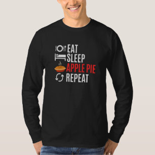 Camiseta Repetição de Pizza de Apple Sleep