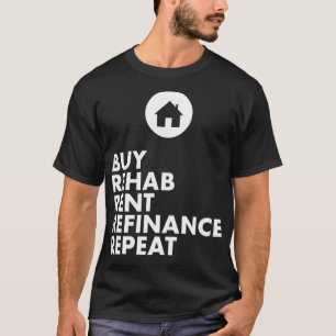Camiseta Repetição de Refinanciamento de Renda de Reabilita