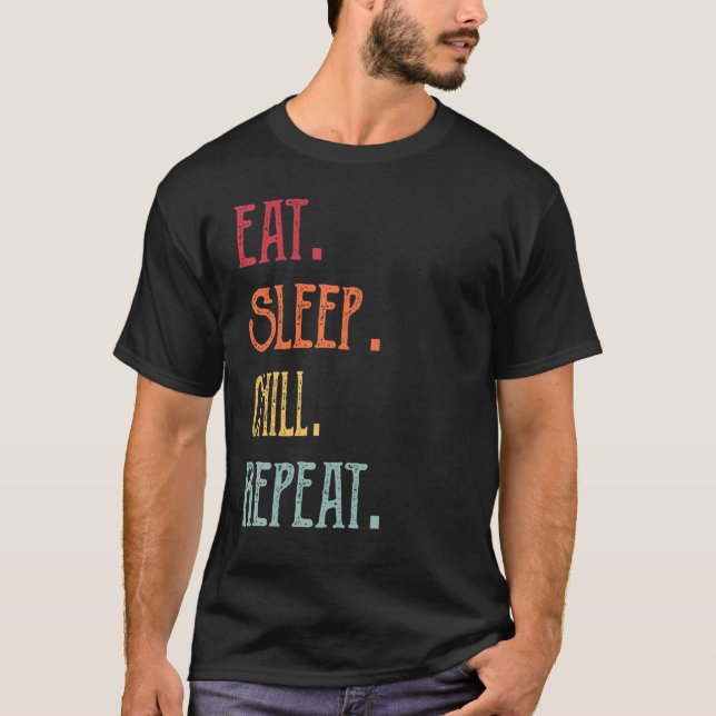 Camiseta Repetição de Repouso de Repouso (Frente)