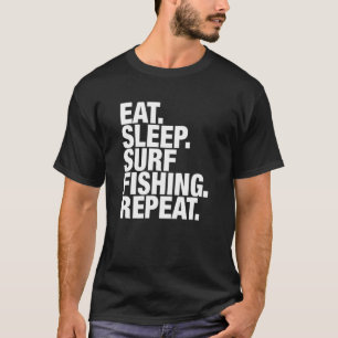 Camiseta Repetição de Repouso por Pesca de surf
