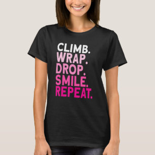 Camiseta Repetição de Sorriso Subido Aerialista Seda Aérea